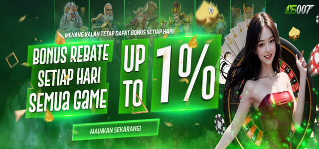 BONUS REBATE HARIAN 1% JOS007