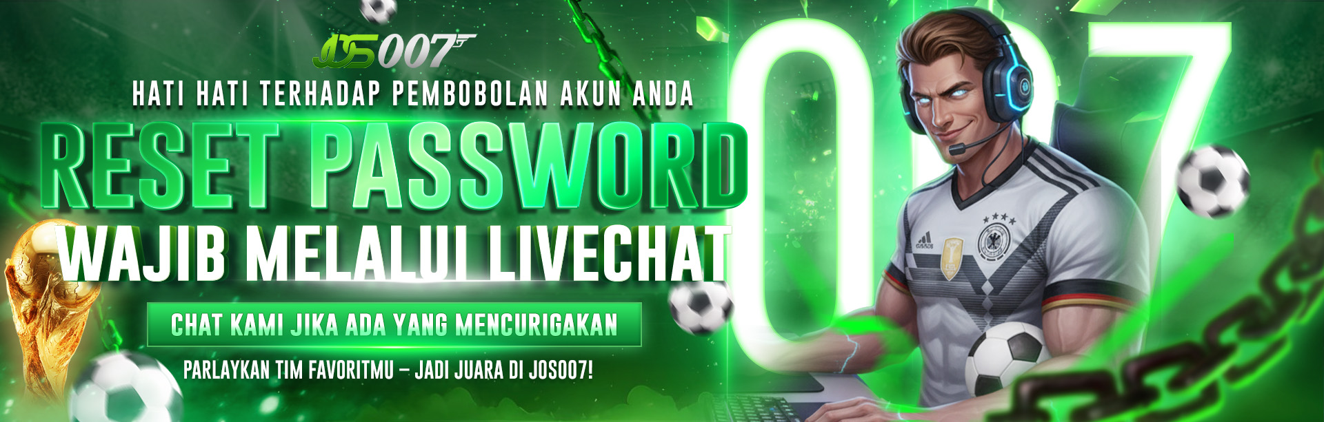 HATI HATI PENIPUAN MENGATASNAMAKAN JOS007