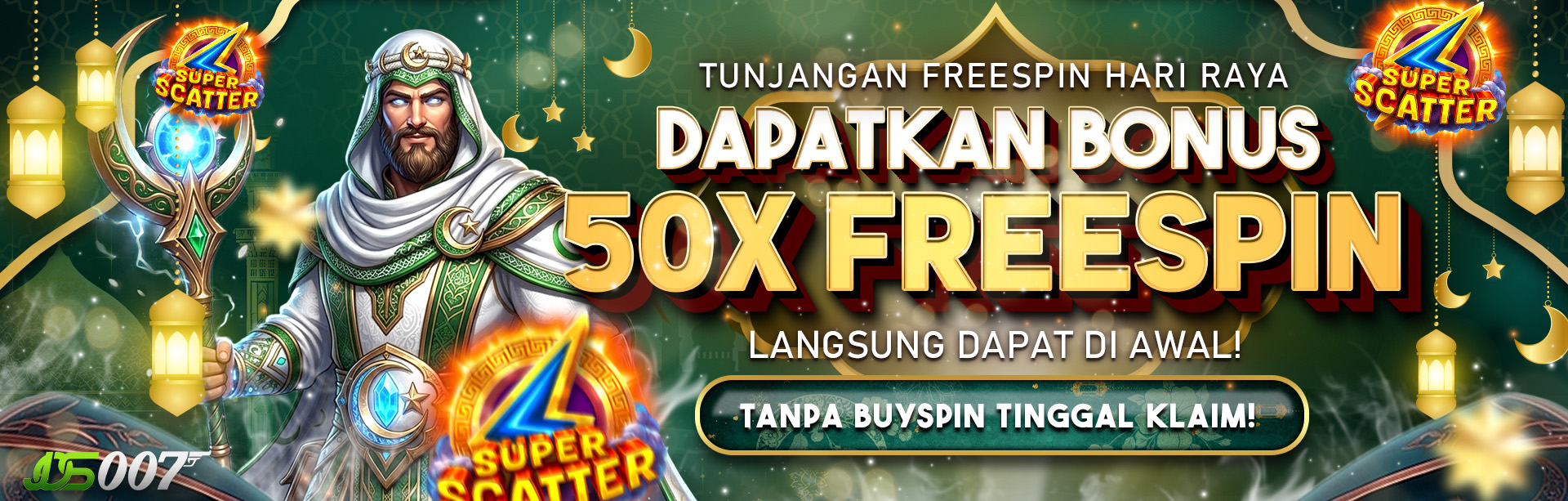 TUNJANGAN FREESPIN HARI RAYA JOS007